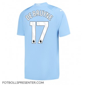 Manchester City Kevin De Bruyne #17 Hemma Matchtröja 2023-24 Kortärmad